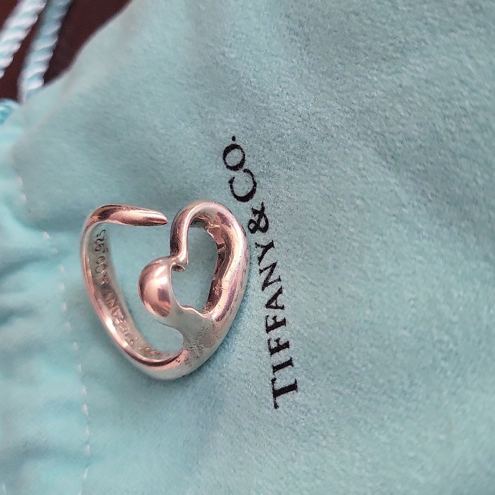 Tiffany open heart ring
